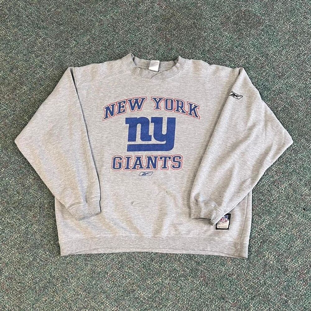 Vintage Reebok New York Giants grey crewneck sweatshirt